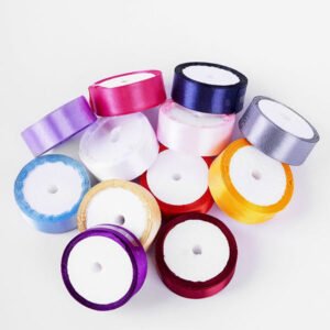 Multi Color Silk Satin Ribbons