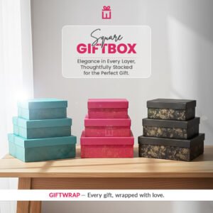 Set of 3 Square Bokeh Boxes