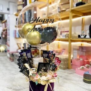 Hot Air bouquet - for Anniversary - Giftwrap Studio