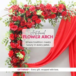 Artificial Flower Arch GiftWrap Studio