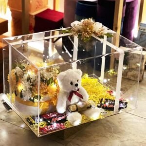 Acrylic Box for Happy birthday, Happy Anniversary - GiftWrap Studio