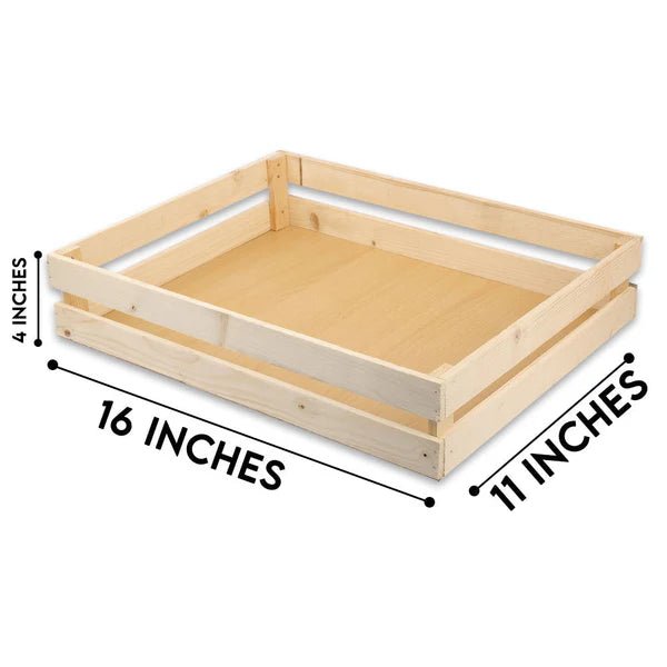 Wooden Baskets Set without Handle 5 Pcs Set - Image 4